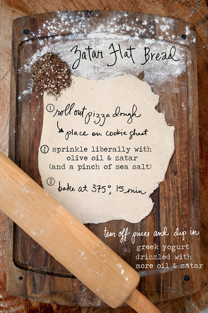 zatar flatbread directions