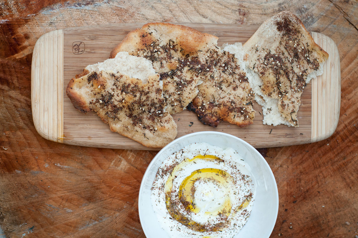 baked flatbread