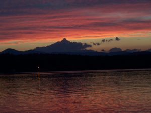 Sunset on Lake Kezar