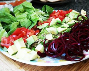 Cobb salad platter