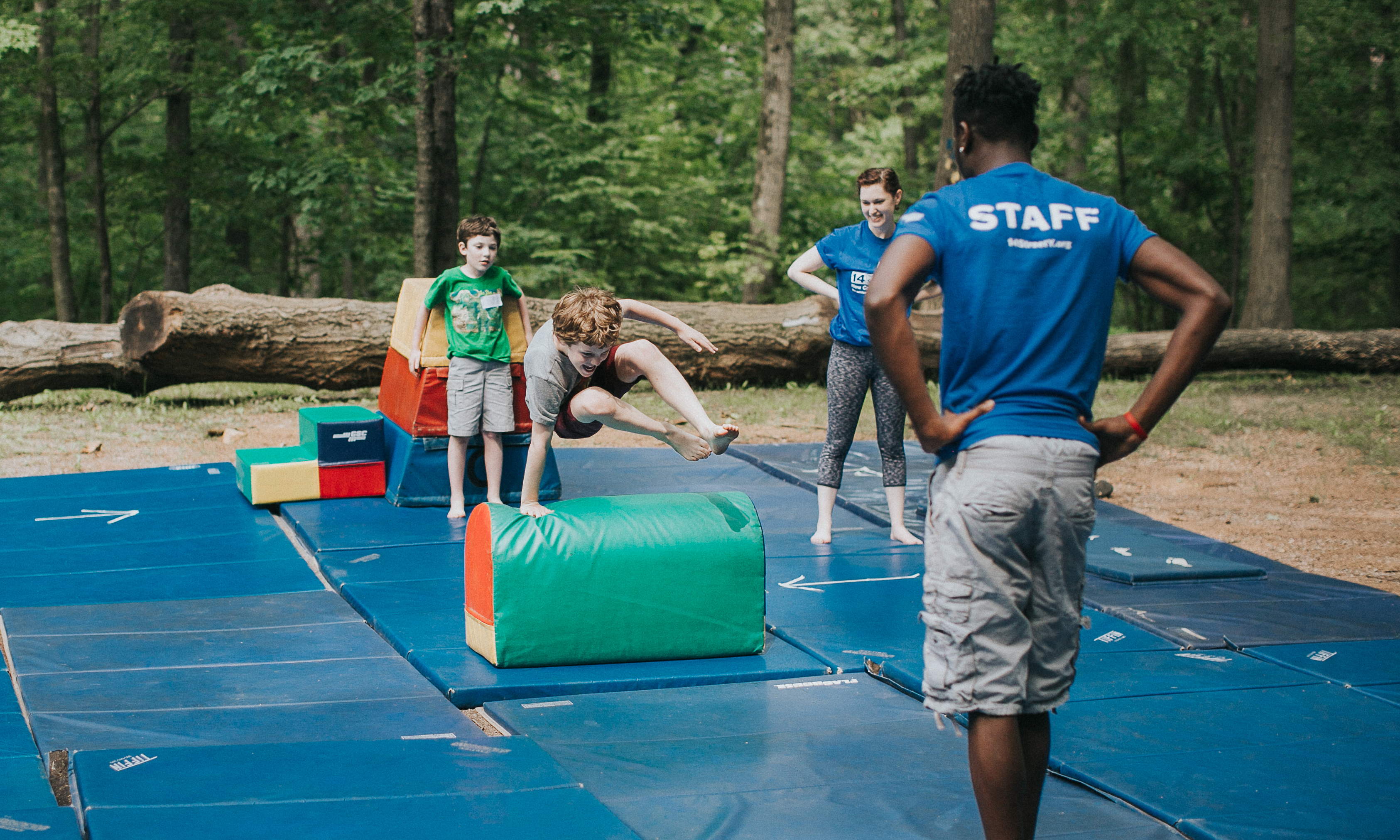 Gymnastics at camp