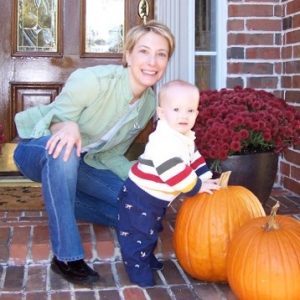 Jane and a much younger Sammy prepare for the fall