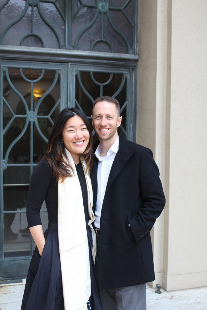 Kristin with her husband