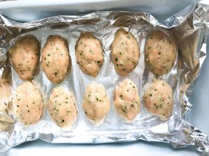 shaping gefilte fish