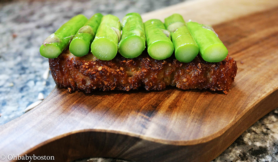 asparagus on kugel