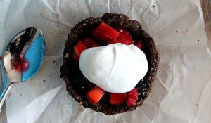 Chocolate Berry Pies