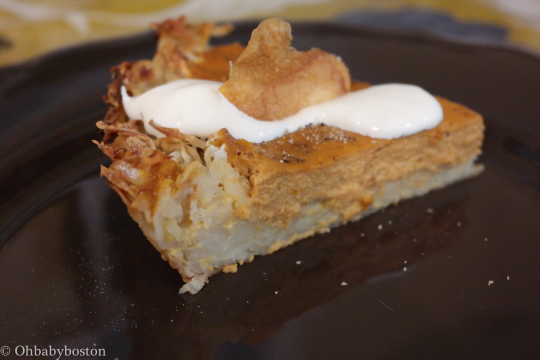 potato and pumpkin kugel