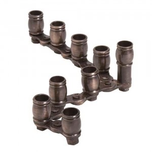 bicycle chain menorah