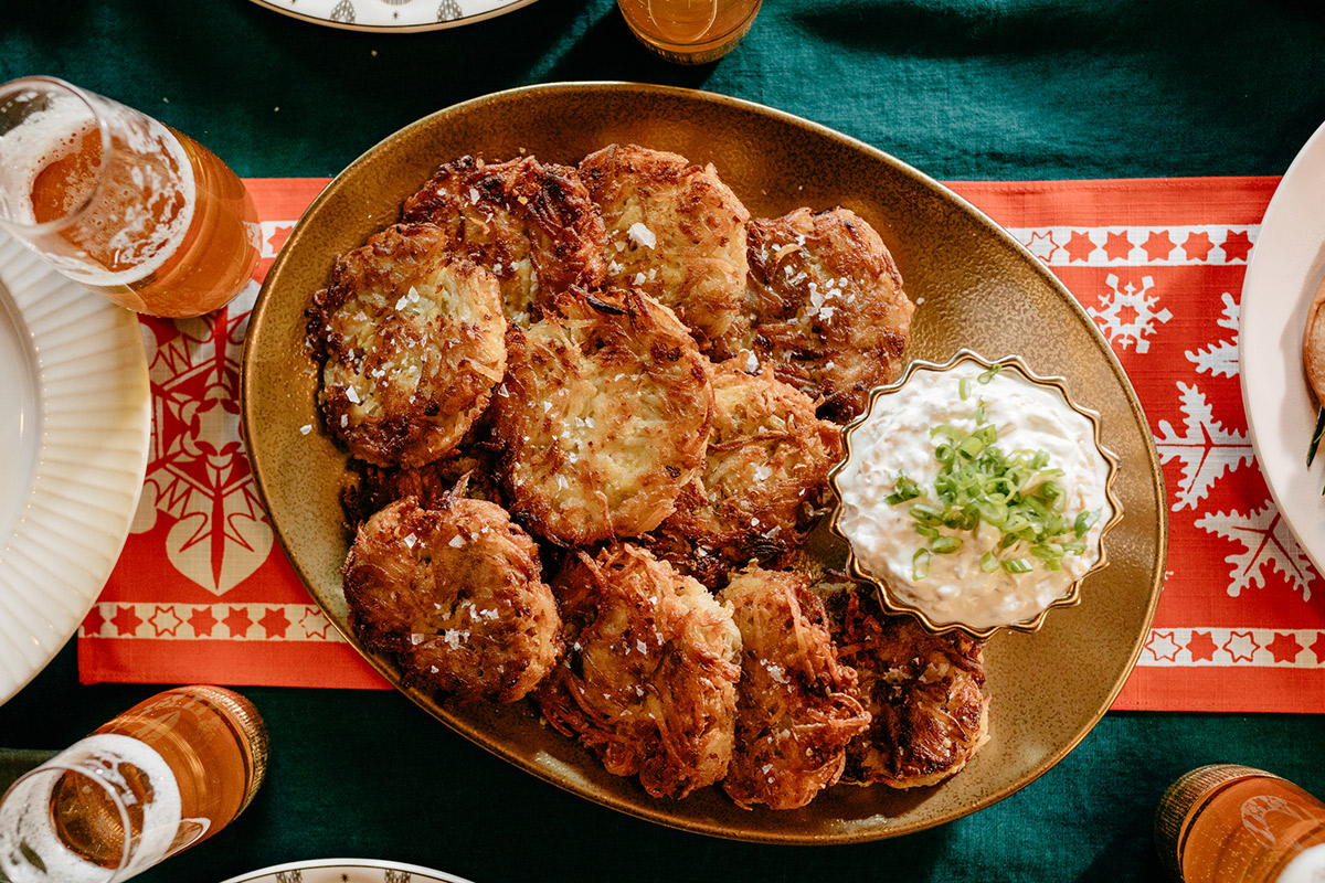 Potato latkes