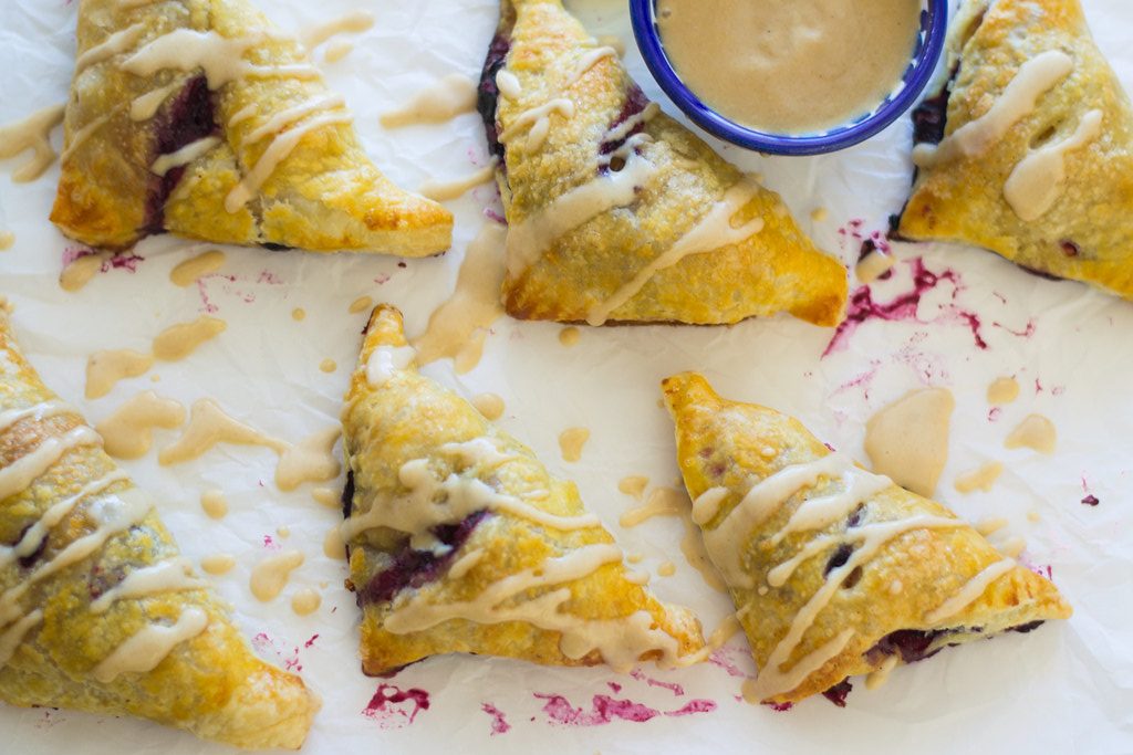 Blueberry and Apple Borekas