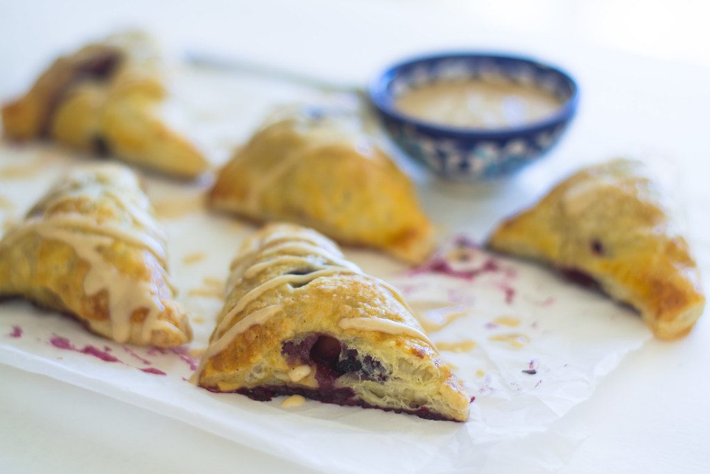 Blueberry and Apple Borekas