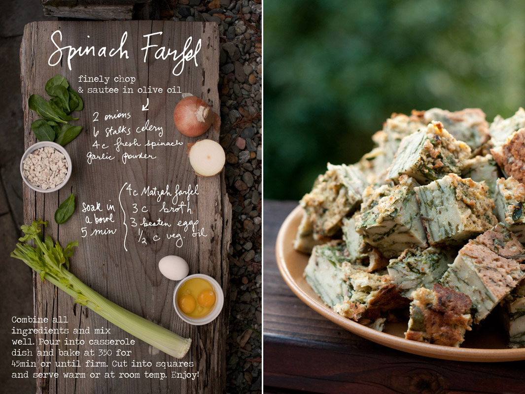 Passover farfel recipe
